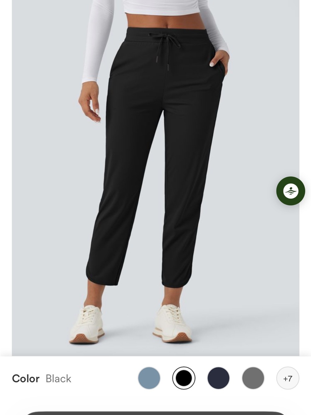 NWT - HALARA Women’s Black Drawstring Joggers. Size XL